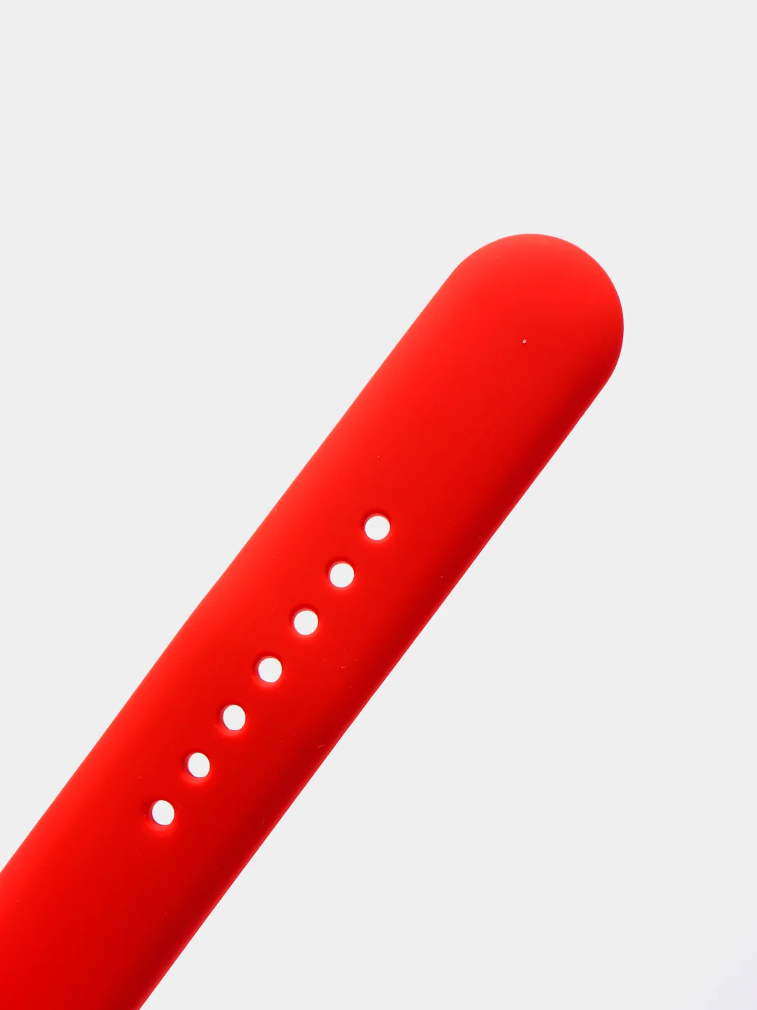 Красный силиконовый ремешок для Xiaomi Amazfit Bip / Huawei / Samsung, 20 мм / 22 мм, с кнопкой
