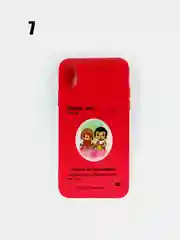 Чехол силиконовый для IPhone X/XS "Love is"