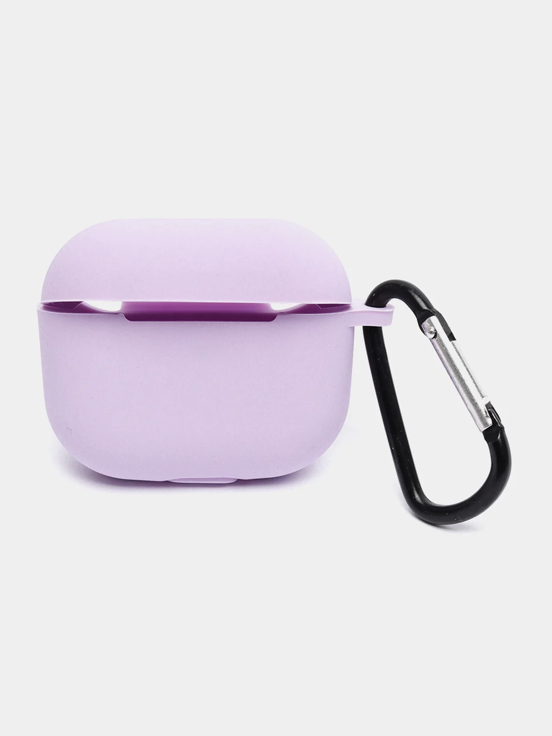 Красный чехол Apple Airpods 3 с карабином силиконовый аирподс