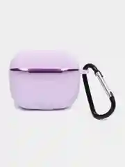 Красный чехол Apple Airpods 3 с карабином силиконовый аирподс