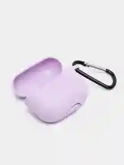 Красный чехол Apple Airpods 3 с карабином силиконовый аирподс