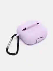 Красный чехол Apple Airpods 3 с карабином силиконовый аирподс
