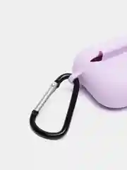 Красный чехол Apple Airpods 3 с карабином силиконовый аирподс