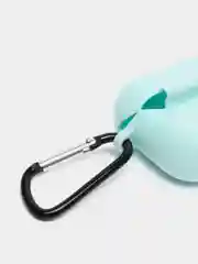 Мятный чехол Apple Airpods 3 с карабином силиконовый аирподс