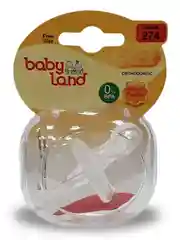Соска-пустышка Baby Land полностью силиконовая анатомическая 3мес+
