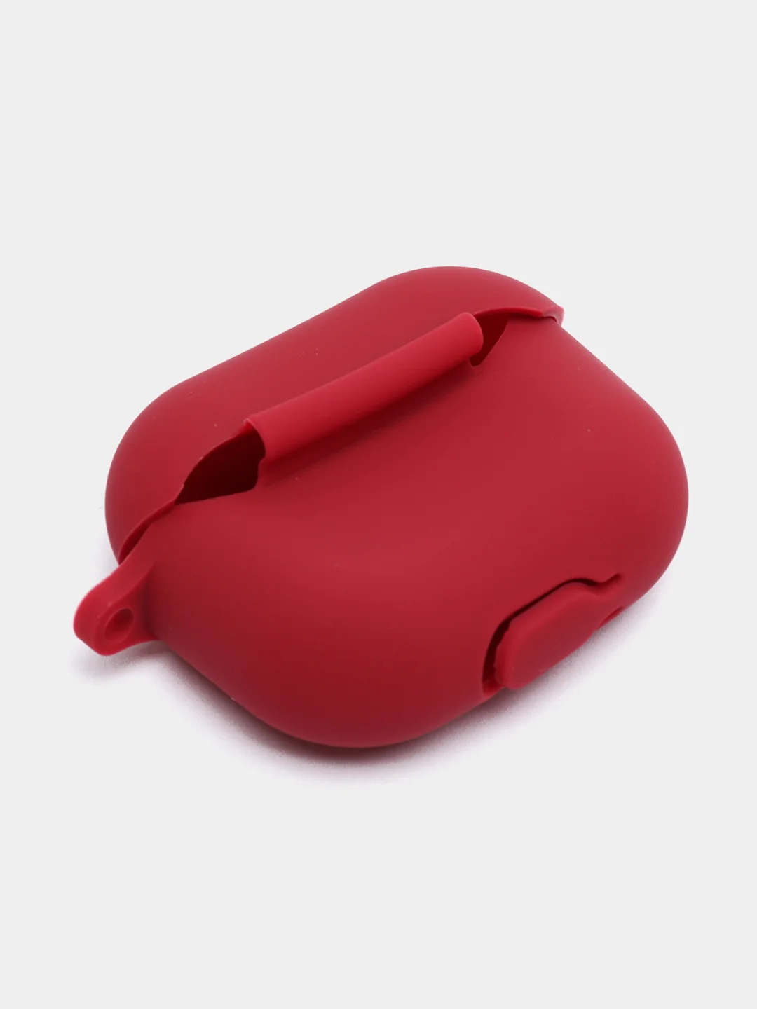 Багровый силиконовый чехол для Airpods 3