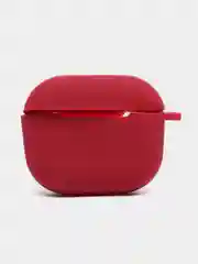 Багровый силиконовый чехол для Airpods 3
