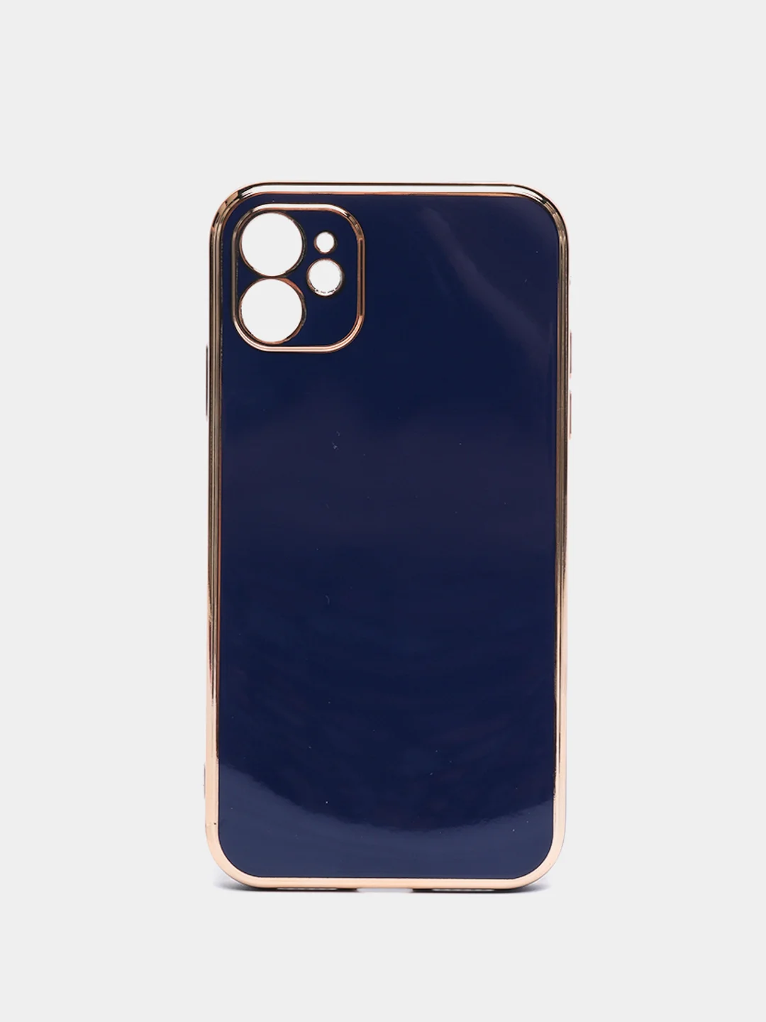 Темно-синий чехол для iPhone 11 12 13 14 15 Pro X XS Max 7 8 XR mini Plus с защитой камеры айфон