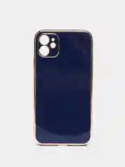 Темно-синий чехол для iPhone 11 12 13 14 15 Pro X XS Max 7 8 XR mini Plus с защитой камеры айфон