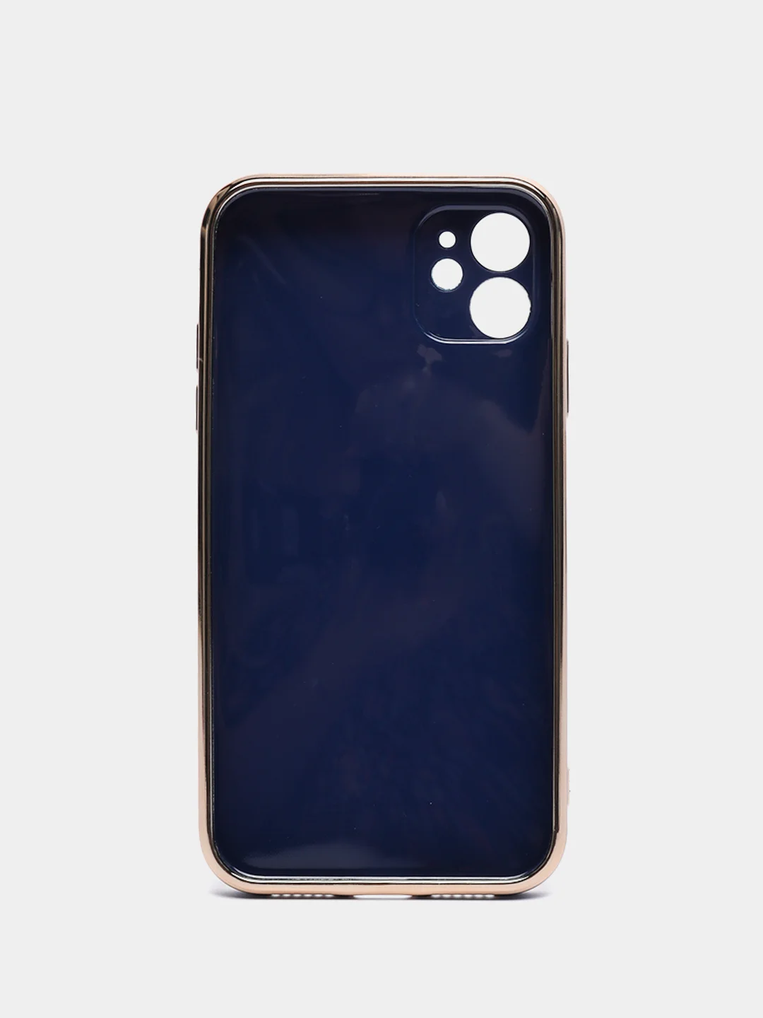 Темно-синий чехол для iPhone 11 12 13 14 15 Pro X XS Max 7 8 XR mini Plus с защитой камеры айфон
