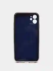 Темно-синий чехол для iPhone 11 12 13 14 15 Pro X XS Max 7 8 XR mini Plus с защитой камеры айфон
