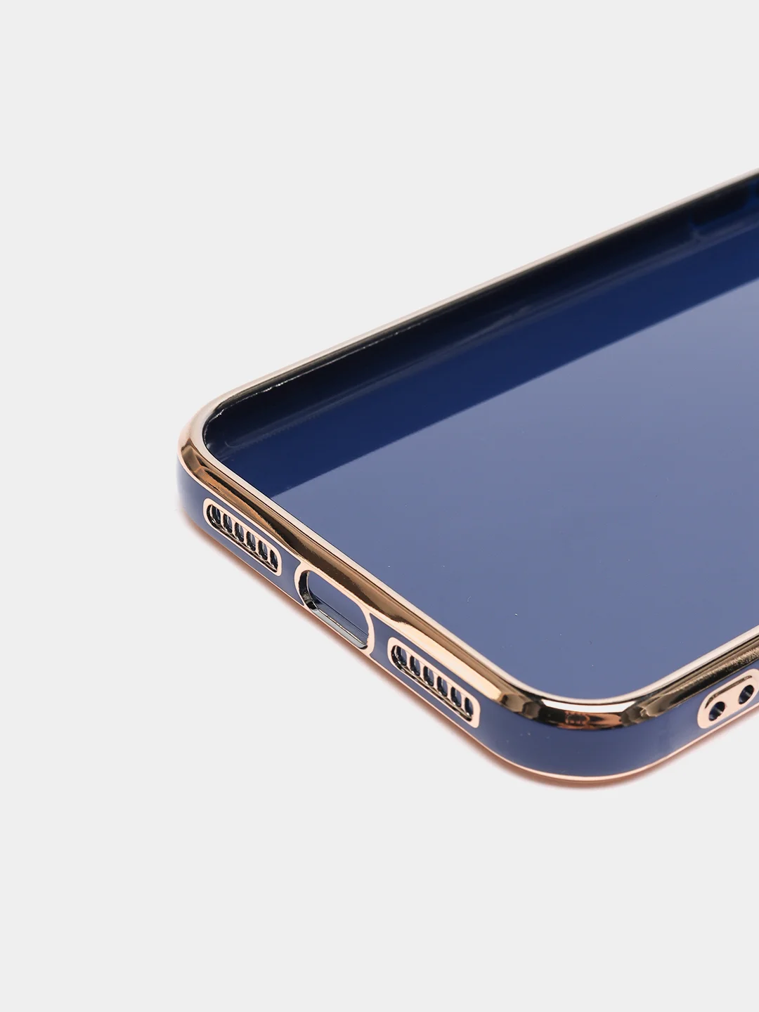 Темно-синий чехол для iPhone 11 12 13 14 15 Pro X XS Max 7 8 XR mini Plus с защитой камеры айфон