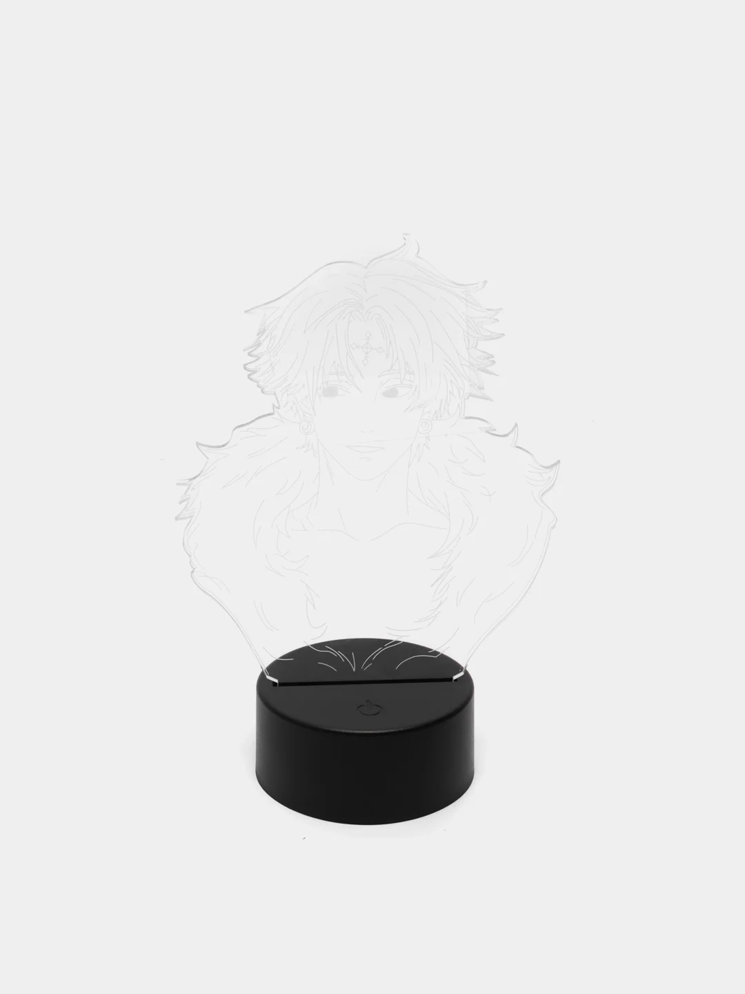 Голубой светильник-ночник 3D по аниме "HunterxHunter", LED, светодиодный, настольный, USB