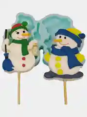 Силиконовая форма "Снеговики" молд для шоколада