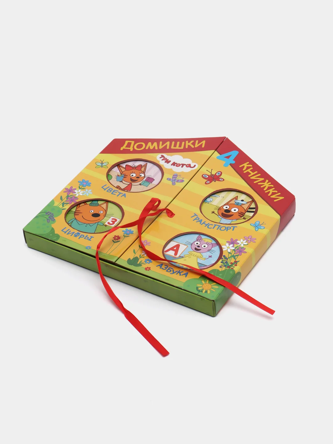 Аметистовый развивающая книжка "Три кота"
