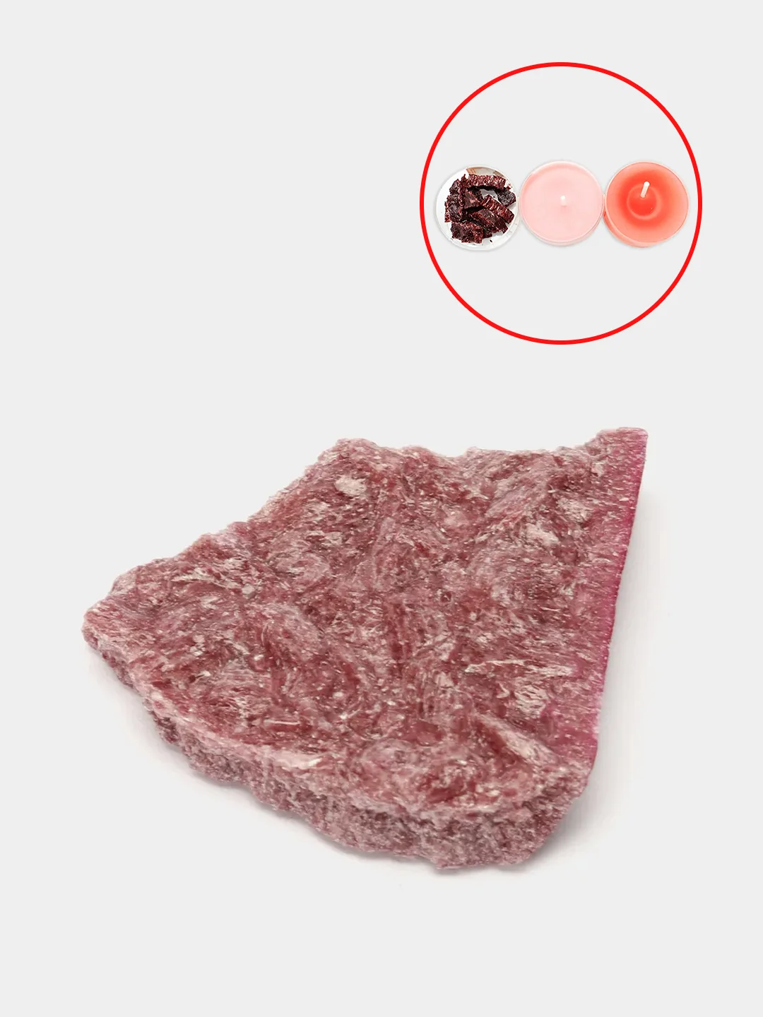 Розовый сухая краска для свечей, 5 г