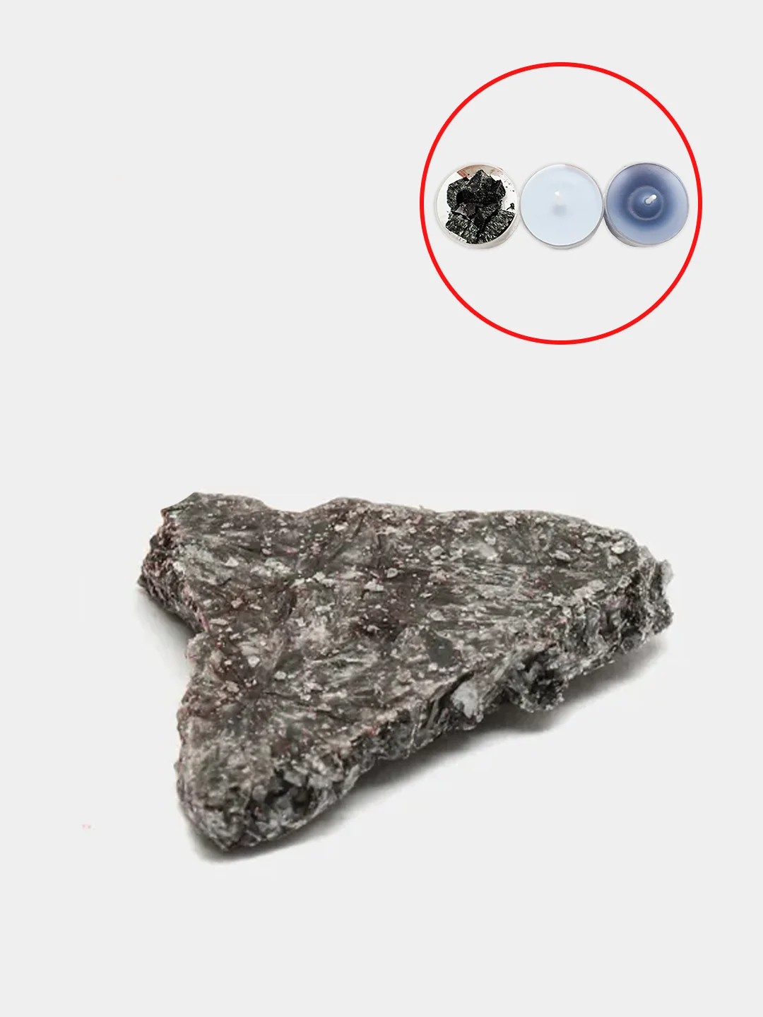 Серый сухая краска для свечей, 5 г