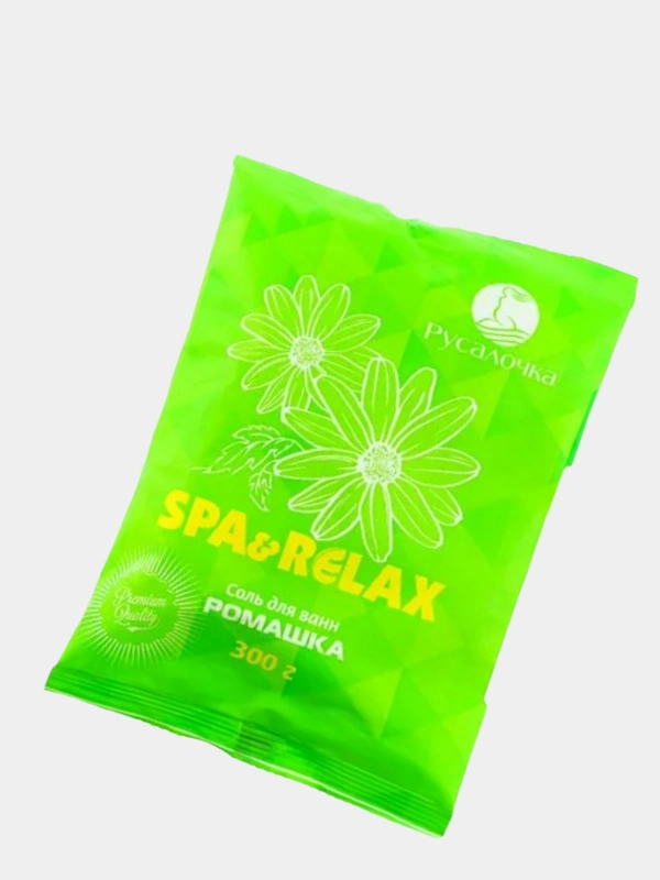 Соль для ванны Русалочка spa&relax ромашка 0,3кг