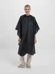 Черный пеньюар парикмахерский