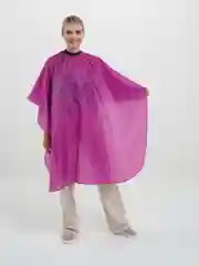 Фиолетовый пеньюар парикмахерский