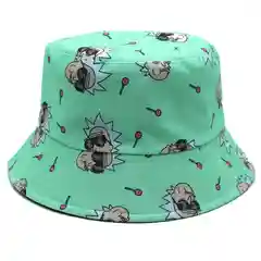 Бирюзовый панама Рик и Морти, 2 вида (Rick and Morty)