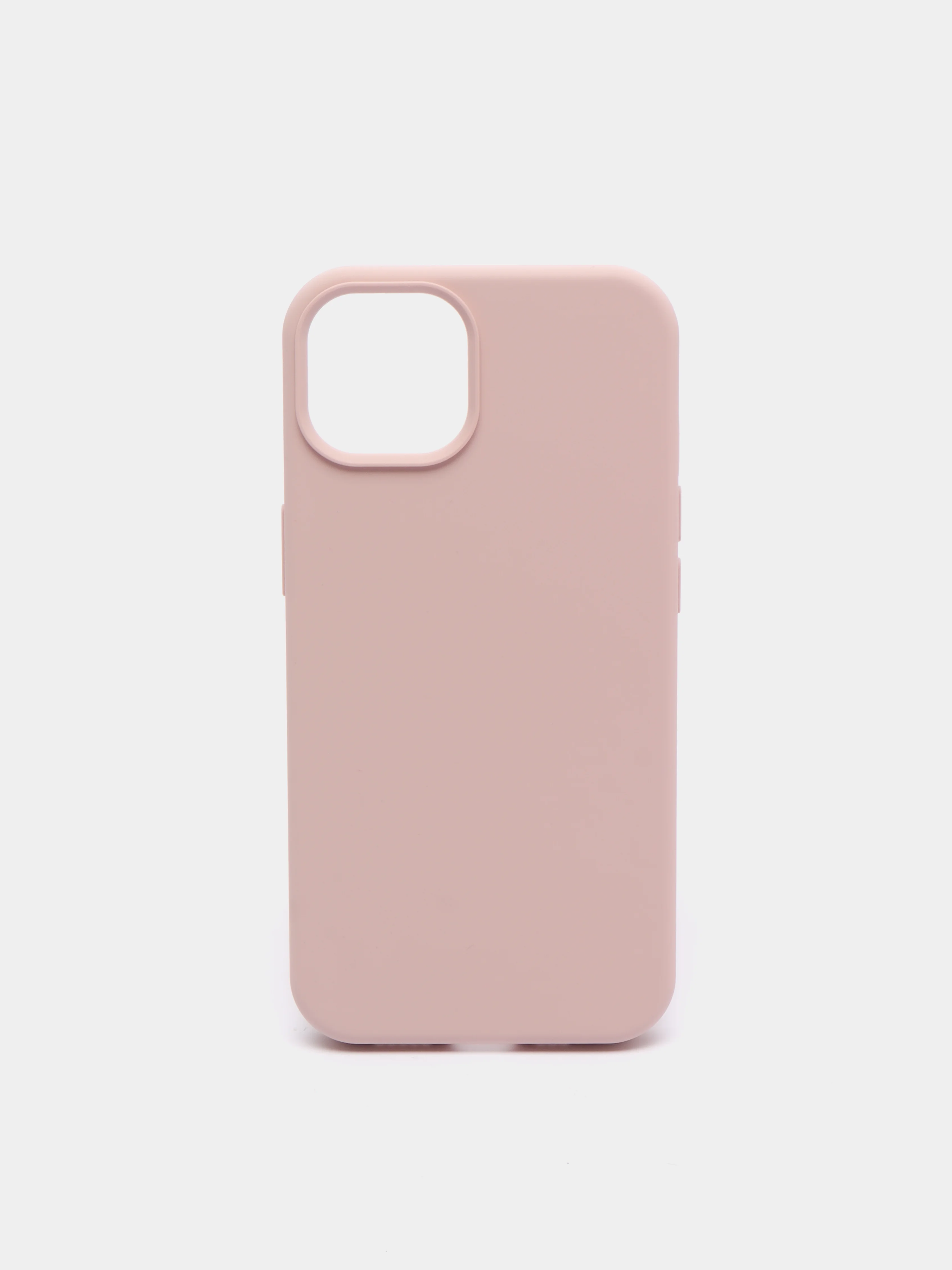 Пудровый чехол iPhone 13, 13 Pro, 13 Pro Max силиконовый с закрытым низом