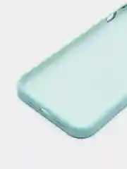 Бирюзовый чехол iPhone 13, 13 Pro, 13 Pro Max силиконовый с закрытым низом