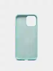 Бирюзовый чехол iPhone 13, 13 Pro, 13 Pro Max силиконовый с закрытым низом