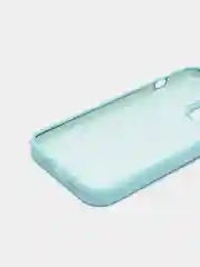 Бирюзовый чехол iPhone 13, 13 Pro, 13 Pro Max силиконовый с закрытым низом