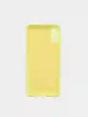 Лимонный чехол Silicone Cover для Samsung Galaxy A02, силиконовый