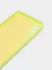 Лимонный чехол Silicone Cover для Samsung Galaxy A02, силиконовый