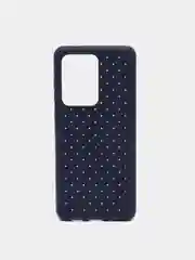 Темно-синий чехол для Samsung S20 Ultra, плетеный