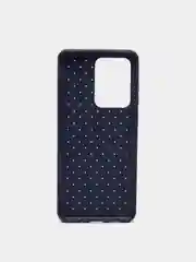 Темно-синий чехол для Samsung S20 Ultra, плетеный
