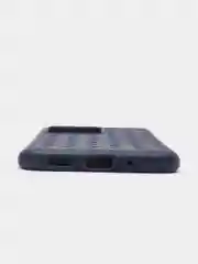 Темно-синий чехол для Samsung S20 Ultra, плетеный