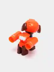 Оранжевый щенячий патруль со значком, игрушка