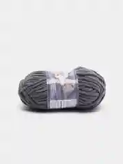 Серый пряжа плюшевая Alize Velluto, микрополиэстер, 100 г, 68 м