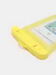 Желтый чехол для iPhone, Samsung, Xiaomi, Honor, Tecno водонепроницаемый,универсальный,со шнурком