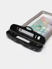Черный чехол для iPhone, Samsung, Xiaomi, Honor, Tecno водонепроницаемый,универсальный,со шнурком