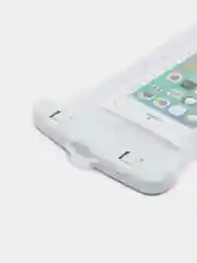 Белый чехол для iPhone, Samsung, Xiaomi, Honor, Tecno водонепроницаемый,универсальный,со шнурком