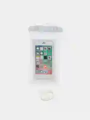 Белый чехол для iPhone, Samsung, Xiaomi, Honor, Tecno водонепроницаемый,универсальный,со шнурком