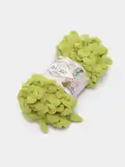 Золотистый хаки пряжа Alize Puffy 100% Микрополиэстер 100г 9м (Часть2)
