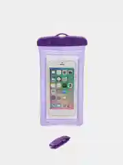 Фиолетовый чехол для iPhone, Samsung, Xiaomi, Honor, Tecno водонепроницаемый,универсальный,со шнурком