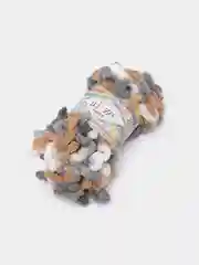 Светло-коричневый пряжа Alize Puffy Color 100% Микрополиэстер 100г  9м