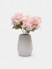 Розовый искусственные цветы, пионы крупные, 7 бутонов