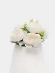 Белый искусственные цветы "Пионы", букет