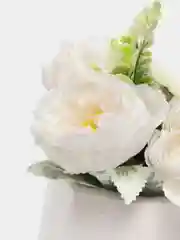 Белый искусственные цветы "Пионы", букет