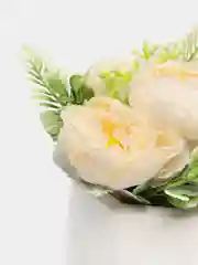 Кремовый искусственные цветы "Пионы", букет
