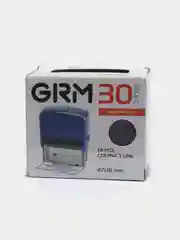 Черный автоматическая оснастка для штампа GRM 30 Office, 47*18 мм