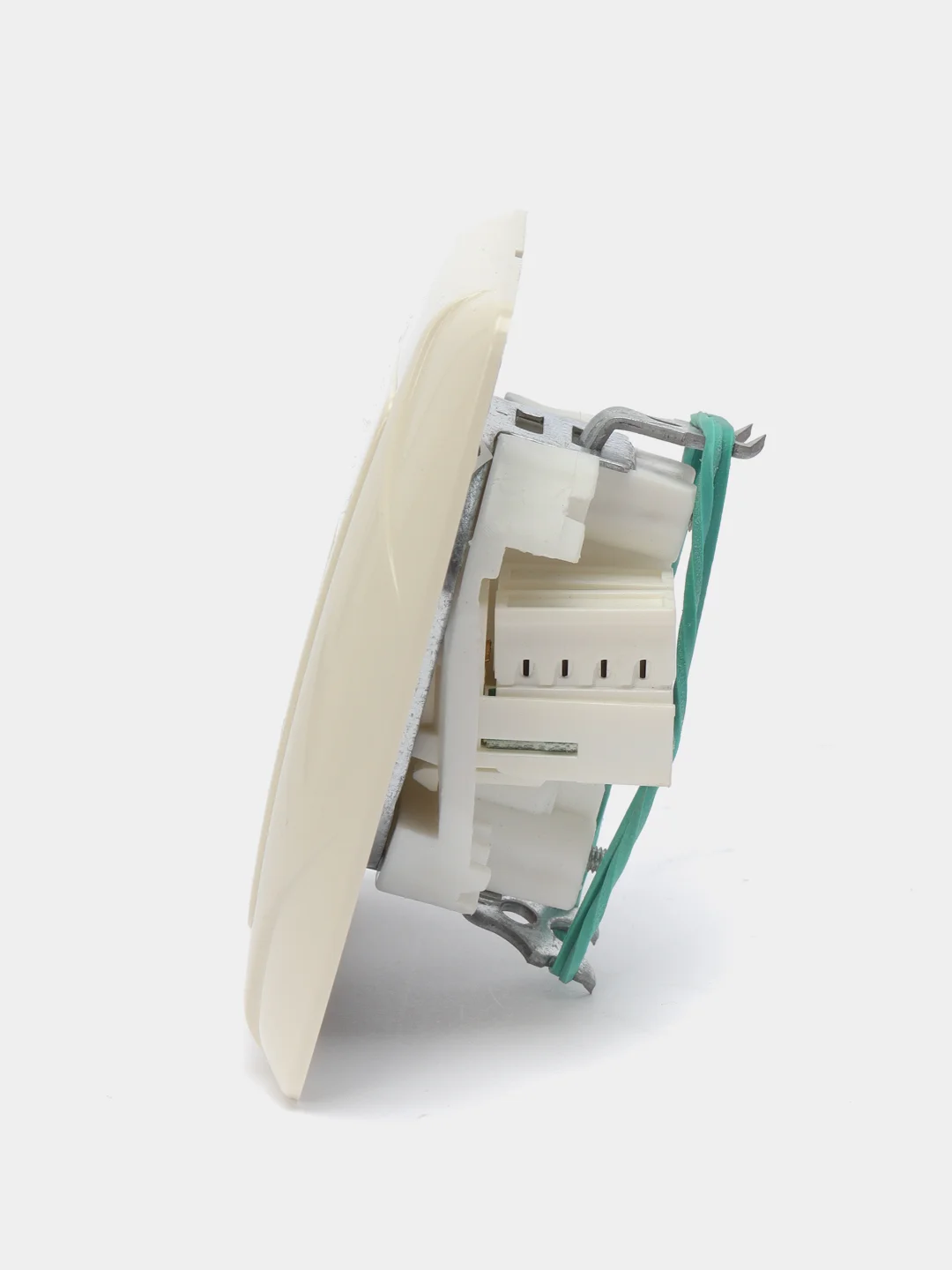 Розетка компьютерная CAT5E, телефонная Vi-ko by Panasonic Carmen, крем
