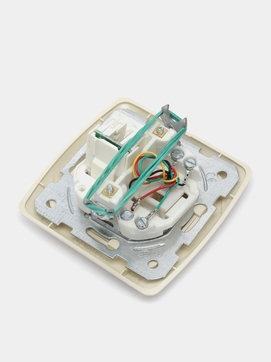 Розетка компьютерная CAT5E, телефонная Vi-ko by Panasonic Carmen, крем
